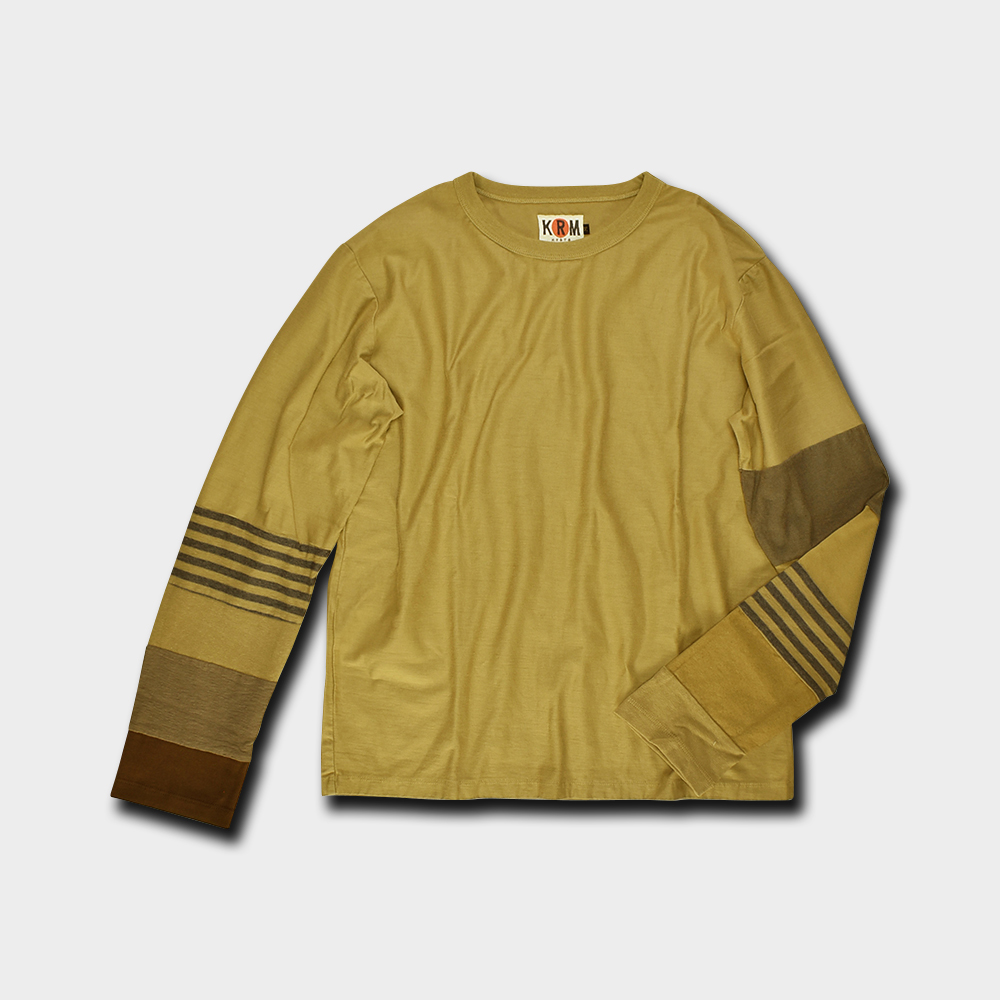 Patchwork long sleeves T-shirt